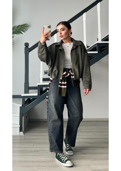 Mavi Eskitme Yıkamalı Skater Jean indirimleri