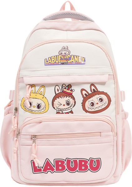 Yeni Büyük Kapasiteli Ortaokul ve Lise Öğrenci Okul Çantası Karikatür Sevimli Öğrenci (Yurt Dışından)