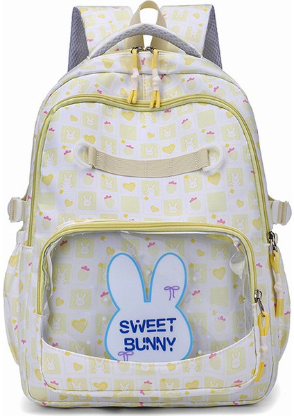 Yeni Sırt Çantası Ortaokul ve Lise Öğrencileri Okul Çantası Kız Çizgi Film Büyük Kapasiteli Sırt (Yurt Dışından)