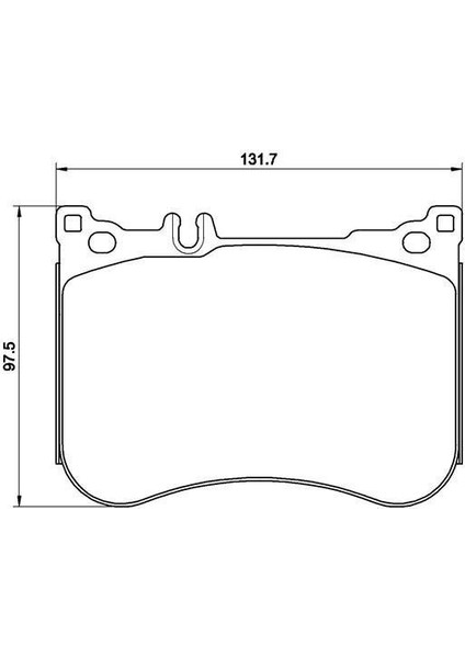 671536 - Fren Balatası On Mercedes C257 W213 W222 C217 R231