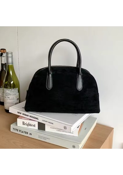 Sonbahar ve Kış Yeni Retro Çanta Niş Tasarım High-End Boston Kadın Çantası fırsatları