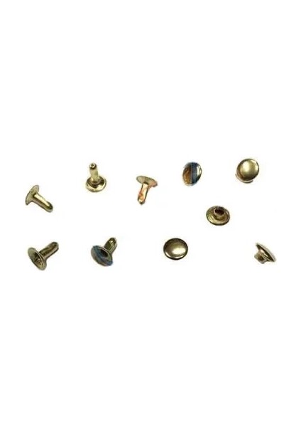 Rivet Perçin - 7mm, Sarı, 1000 Adet ( Lisinya )