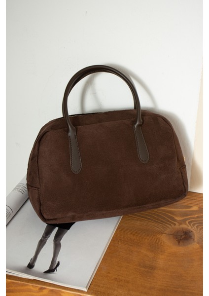 Sonbahar ve Kış Yeni Retro Çanta Niş Tasarım High-End Boston Kadın Çantası