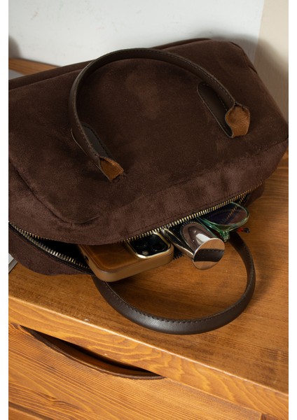 Sonbahar ve Kış Yeni Retro Çanta Niş Tasarım High-End Boston Kadın Çantası