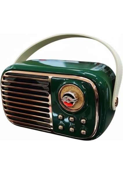 BTS-1956 Yeşil Bluetooth 10W Bass Ses Rgb Işık Efektli Tws USB Tf Kart Mikrofonlu Hoparlör fırsatları