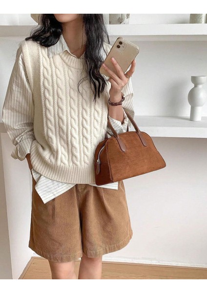 Sonbahar ve Kış Yeni Retro Çanta Niş Tasarım High-End Boston Kadın Çantası fiyatları