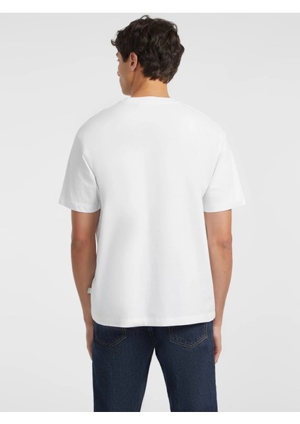 Jeans Erkek Beyaz Oversize Fit T-Shirt M4YI44K8FQ4-G011 fırsatları