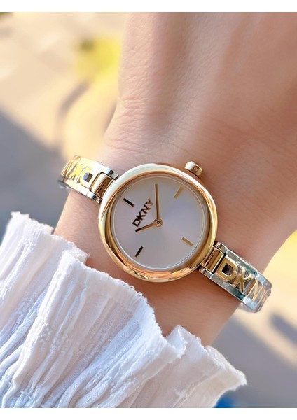 Çelik Kasa ve Kordon 5 Atm Suya Dayanıklı 2 Yıl Garantili Kadın Kol Saati DKNY.0065.1