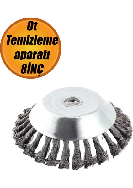 Kaldırım Temizleme Aparatı Yol Taş Duvar Bahçe Çıkmış Otları Süpürme Metal Motorlu Tırpan Misinası.