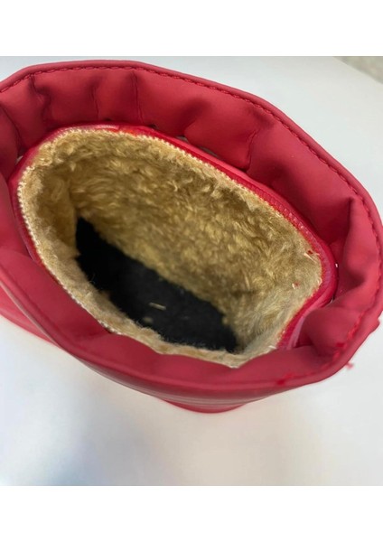 Mendi Borreguıto Kırmızı Kürklü Çocuk Bot indirimleri