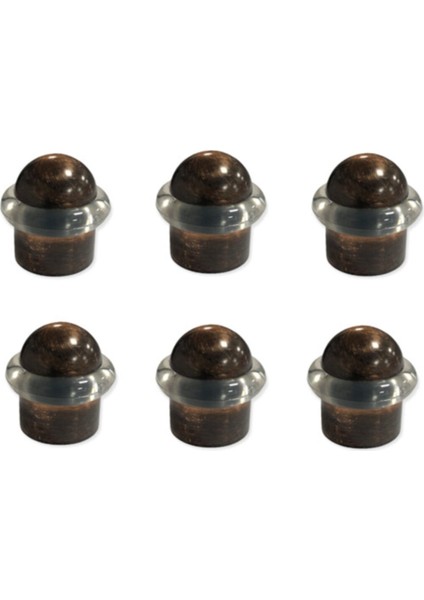 6'lı Contalı Bakır Zamak Yer Koruyucu Kapı Tamponu Kapı Stoperi 3,5cm - (6 Adet) fiyatları