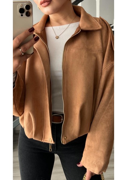 Taba Süet Bomber Ceket fiyatları