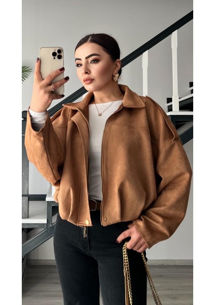 Taba Süet Bomber Ceket indirimleri