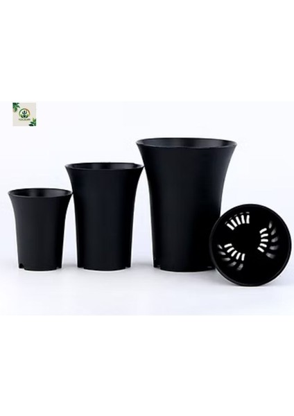 Tayland Plastik Saksı (M Size) Sert Plastik Kaktüs Saksısı