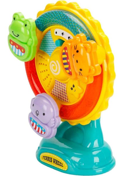 Sesli ve Işıklı Dönme Dolap - Eğitici Müzikli Oyuncak - Hayvan Sesli Bebek Oyuncağı modelleri