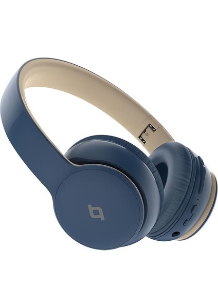 Soundlife On Kulaküstü Kablosuz Bluetooth Kulaklık Lacivert 2KM157