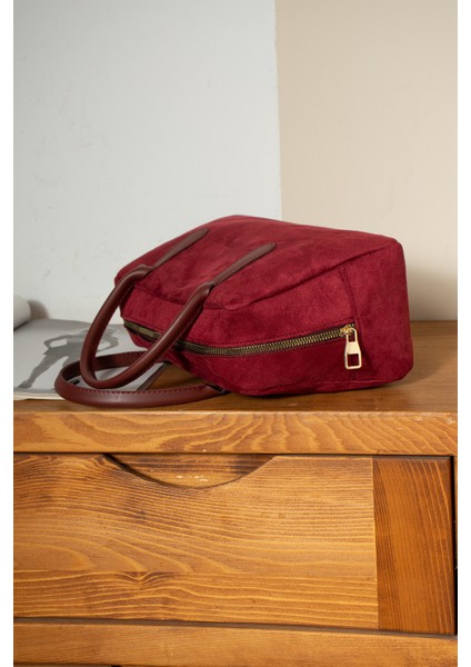 Sonbahar ve Kış Yeni Retro Çanta Niş Tasarım High-End Boston Kadın Çantası modelleri