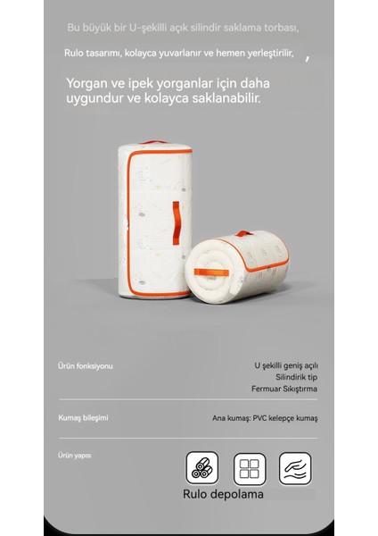 Silindirik Pvc Giysi ve Yorgan Saklama Çantası Su Geçirmez ve Nem Geçirmez Sıkıştırılabilir Yeni Giysi ve Yorgan Depolama (Yurt Dışından) fiyatları