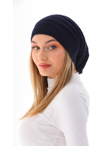 Kadın Ipli Lacivert Bere