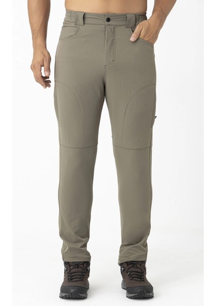 Outdoor Dar Paça Erkek Alt Eşofman Bej 2241