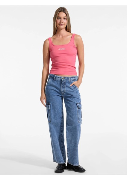 Jeans Kadın Pembe Top W5YP35KA0H1-A619 fiyatları