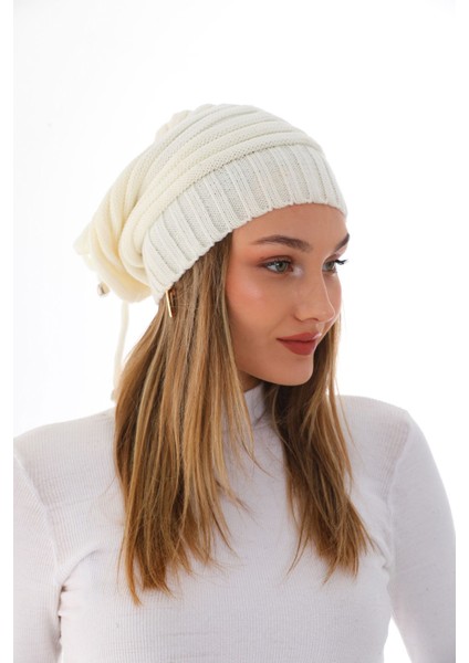 Kadın Ipli Ekru Bere