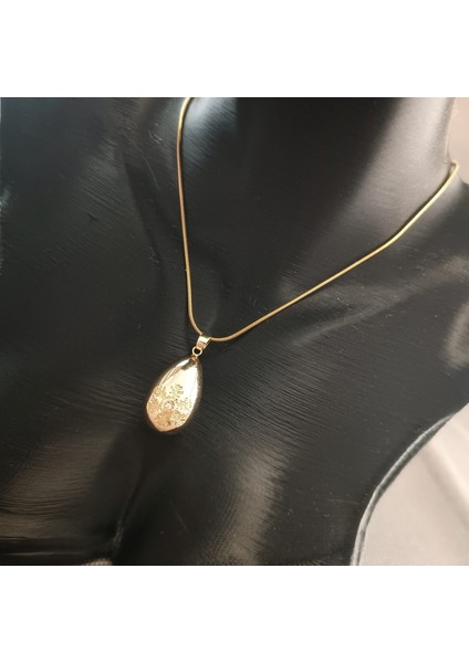 Kar Tanesi Kolye & Küpe Seti 316L Çelik Takı Gold Renk Stainless Steel fiyatları