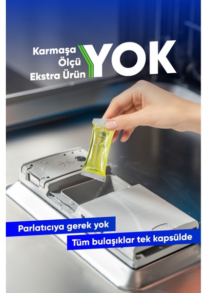 Ice Fresh 3'Lü Bulaşık Makinesi Deterjanı Jel Mikro Kapsül – 90 Yıkama | Hepsi Bir Arada | Kalıntı Bırakmaz Formül fiyatları