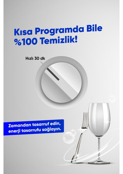 Ice Fresh 3'Lü Bulaşık Makinesi Deterjanı Jel Mikro Kapsül – 90 Yıkama | Hepsi Bir Arada | Kalıntı Bırakmaz Formül indirimleri