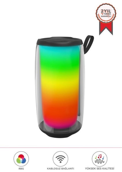 KTS-1953 Siyah Taşınabilir Bluetooth Hoparlör