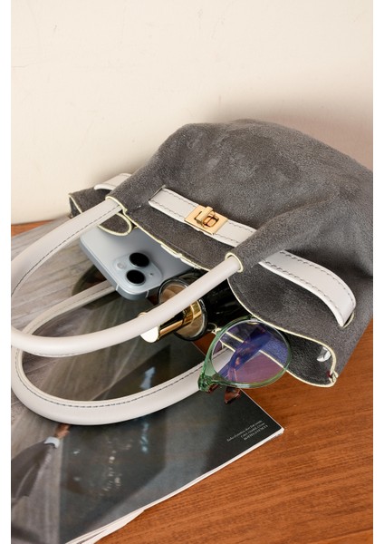 Kadın Kilit Detaylı Süet Mini Çanta fırsatları