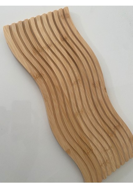 Bambu Dalga Desenli Sunum Tabağı Servis Tabağı Meyve Tabağı fiyatları