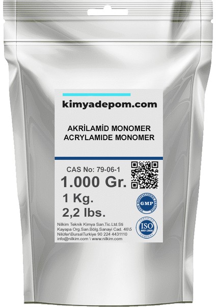 Akrilamid Monomer 1kg.