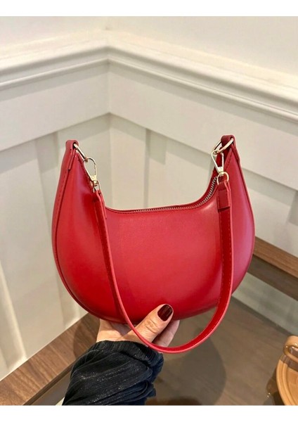 Ay Dizaynlı Günlük Şık Tasarımlı Kadın Koltuk Altı Baget Çanta indirimleri