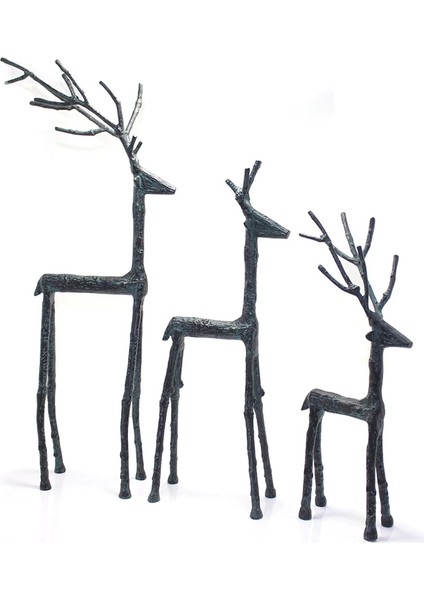 Mdb Metal 3'lü Geyik Seti