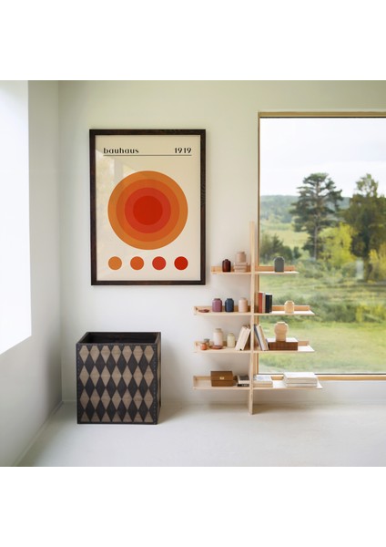 Ahşap Çerçeveli 3'lü Poster Tablo Seti | Modern Stil Minimal Duvar Dekoru fırsatları