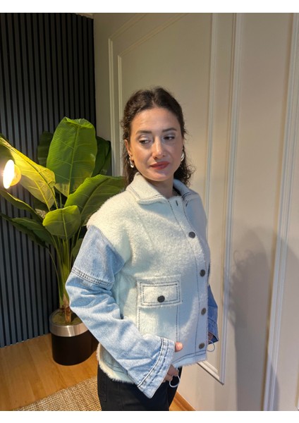 Kedi Sakal Kot Kollu Düğmeli Ceket Vanilya fiyatları