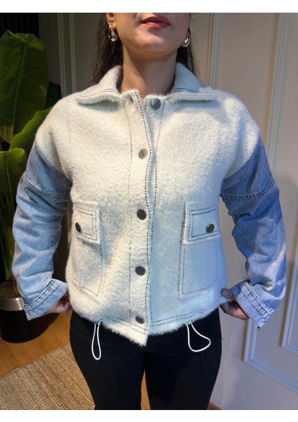 Kedi Sakal Kot Kollu Düğmeli Ceket Vanilya modelleri