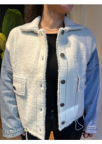 Kedi Sakal Kot Kollu Düğmeli Ceket Vanilya fırsatları