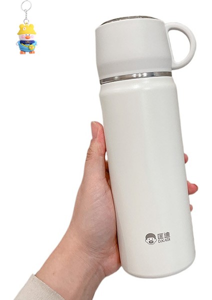 Kapaklı 316 Paslanmaz Çelik Erkek Açık Üç Amaçlı Lisans Bardak Taşınabilir Pipetli Termos Bardak Kadın Su Bardakları (Yurt Dışından)