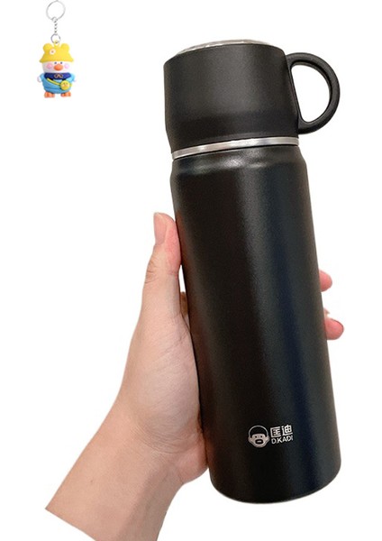 Kapaklı 316 Paslanmaz Çelik Erkek Açık Üç Amaçlı Lisans Bardak Taşınabilir Pipetli Termos Bardak Kadın Su Bardakları (Yurt Dışından)