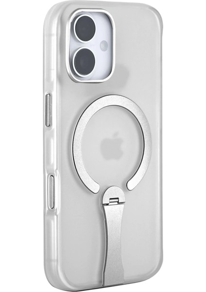 Apple iPhone 16 HBC-354 Kunlun Standlı Magsafe Kapak - Şeffaf