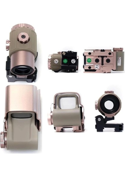 558-G43 Xps2 Hedef Işaretleyici Red Dot - Holografik Nişangâh, 5x Büyütmeli Set Çöl Rengi ( Lisinya ) fiyatları