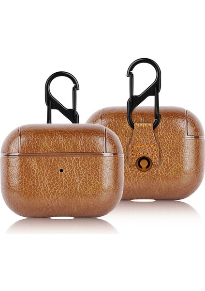 Apple Airpods 4 Deri Kılıfı Apple 4 Nesil Kablosuz Bluetooth Kulaklık Kılıfı (Yurt Dışından)