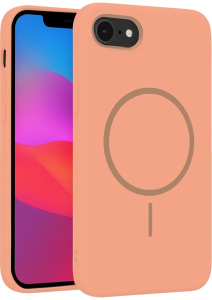 Allzey Joko Iphone 16E Broş Magsafe Kapak - Çöl Titanyum