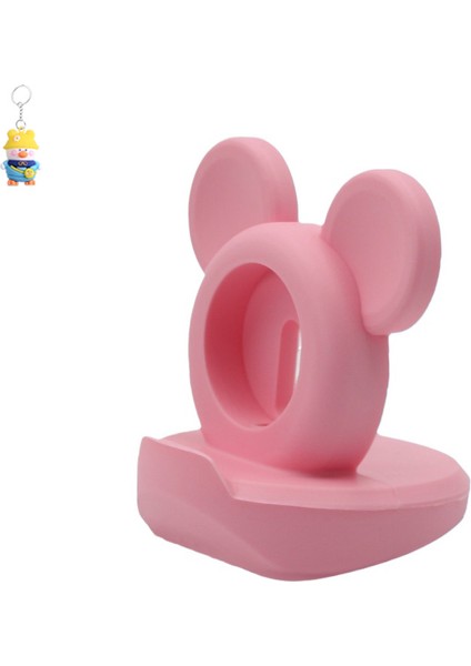 Apple Applewatch Kablosuz Şarj Tabanı Iwatch Mickey Silikon Saat Şarj Standı Için Uygundur (Yurt Dışından)
