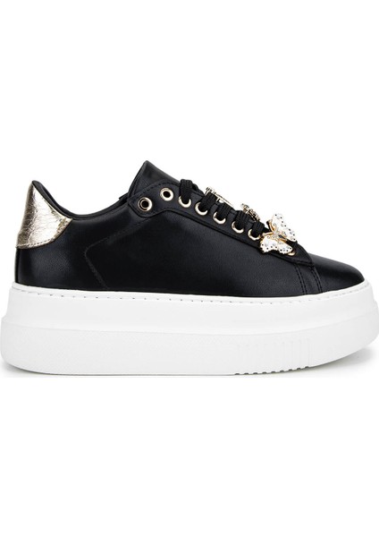 Kadın Suni Deri Siyah Analin Sneakers & Spor Ayakkabı 1009 2210 Bn Ayk SK25-26 Sıyah Anl