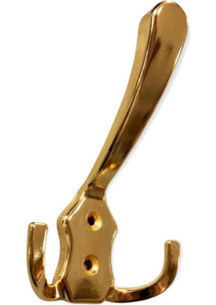 Metax Altın (Gold) Yaprak Mobilya Portmanto Dolap Vestiyer Askısı - (5 Adet)