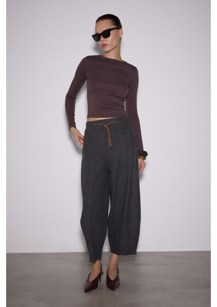 x Ngulincetin Bisiklet Yaka Uzun Kol Üst