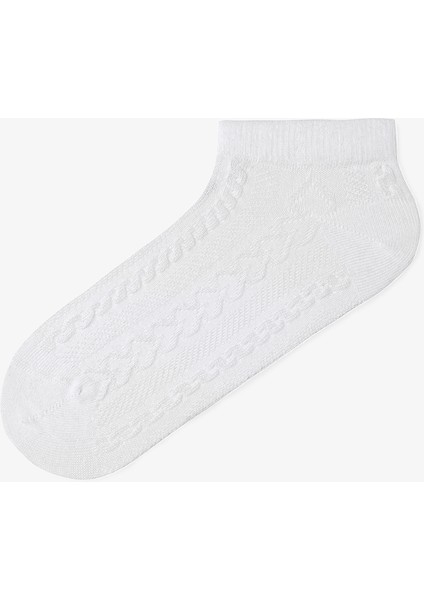 5 Çift Kendinden Kalp Desenli Patik Çorap fırsatları